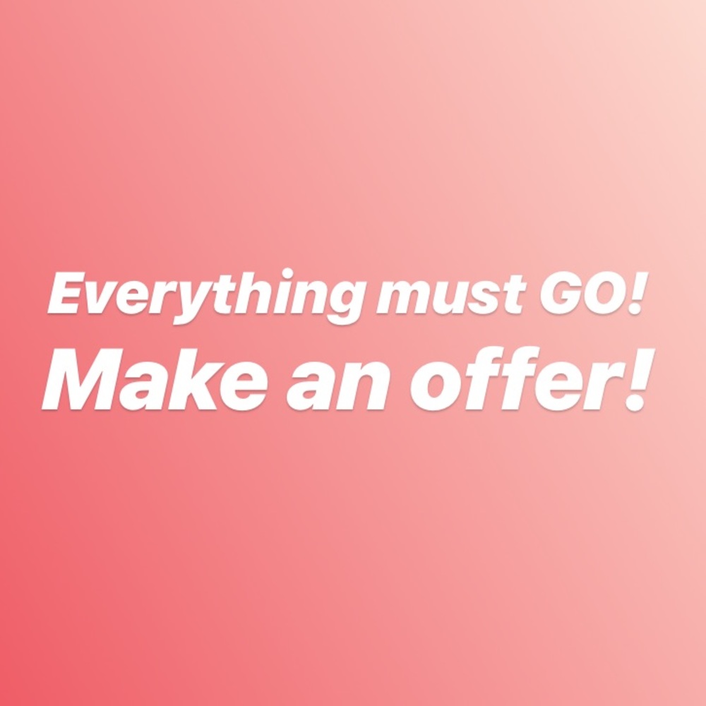Everything Must Go Sale